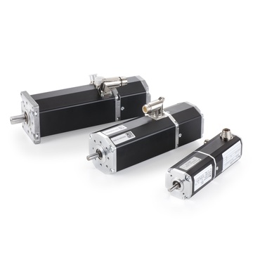 BLDC motor with brake and integrated controler BG45/65/75